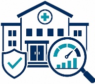 Nursing facility performance and investment risk analysis icon